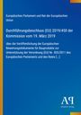 Europäisches Parlament und Rat, Durchführungsbeschluss (EU) 2019/450. Blaues Cover mit gelbem Rand. Logo: Antiphon Verlag.