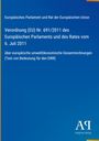 Verordnung (EU) Nr. 691/2011 über europäische umweltökonomische Gesamtrechnungen, blauer Hintergrund, Verlag-Logo.