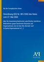 Text: "Rat der Europäischen Union, Verordnung (EG) Nr. 881/2002 des Rates vom 27. Mai 2002..." Blaue Hintergrundfarbe, Logo.