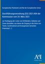 Text über Durchführung der Verordnung (EU) 2021/404 vom 24. März 2021, blauer Hintergrund, Logo des Antiphon Verlags.