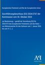 Europäisches Parlament: Beschluss (EU) 2024/2767, 30. Oktober 2024, Verordnung 2024/573. Logo: „ΑΡ Antiphon Verlag“.