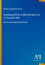 Rat der Europäischen Union: Verordnung (EG) Nr. 6/2002 des Rates vom 12. Dezember 2001, Buch