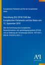 Europäisches Parlament und Rat der Europäischen Union: Verordnung (EU) 2018/1240 des Europäischen Parlaments und des Rates vom 12. September 2018, Buch