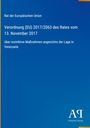 Rat der Europäischen Union: Verordnung (EU) 2017/2063 des Rates vom 13. November 2017, Buch