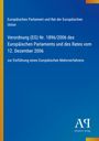 Europäisches Parlament und Rat der Europäischen Union: Verordnung (EG) Nr. 1896/2006 des Europäischen Parlaments und des Rates vom 12. Dezember 2006, Buch