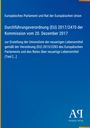Europäisches Parlament und Rat der Europäischen Union: Durchführungsverordnung (EU) 2017/2470 der Kommission vom 20. Dezember 2017, Buch