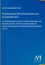 Rat der Europäischen Union: Verordnung (EU) 2021/2278 des Rates vom 20. Dezember 2021, Buch