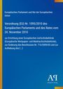 Titel: Verordnung (EU) Nr. 1095/2010 zur Errichtung einer EU-Aufsichtsbehörde. Blaues Cover mit gelbem Rand.