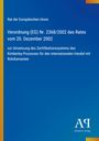 Rat der Europäischen Union: Verordnung (EG) Nr. 2368/2002 des Rates vom 20. Dezember 2002, Buch
