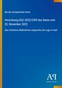 Rat der Europäischen Union: Verordnung (EU) 2022/2309 des Rates vom 25. November 2022, Buch