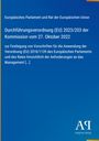 Europäisches Parlament und Rat der Europäischen Union: Durchführungsverordnung (EU) 2023/203 der Kommission vom 27. Oktober 2022, Buch
