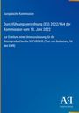 Europäische Kommission: Durchführungsverordnung (EU) 2022/964 der Kommission vom 10. Juni 2022, Buch