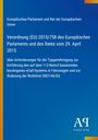 Europäisches Parlament und Rat der Europäischen Union: Verordnung (EU) 2015/758 des Europäischen Parlaments und des Rates vom 29. April 2015, Buch