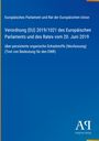 Verordnung (EU) 2019/1021 über persistente organische Schadstoffe. Blauer Hintergrund, Logo "Antiphon Verlag".