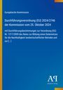 Europäische Kommission: Durchführungsverordnung (EU) 2024/2746 der Kommission vom 25. Oktober 2024, Buch