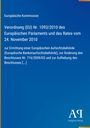 Verordnung (EU) Nr. 1093/2010 zur Errichtung einer Europäischen Aufsichtsbehörde, blauer Hintergrund, Logo unten rechts.