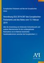 Oben steht: "Europäisches Parlament und Rat der Europäischen Union". Unten Logo von Antiphon Verlag auf blauem Hintergrund.