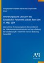 Text über EU-Verordnung Nr. 283/2014. Blauer Hintergrund mit gelbem Rand links. Logo unten rechts: "AQ Antiphon Verlag".
