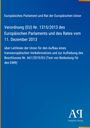 Verordnung (EU) Nr. 1315/2013, Leitlinien für transeuropäisches Verkehrsnetz, blaues Cover, Antiphon Verlag Logo.