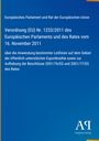 Text über Verordnung (EU) Nr. 1233/2011 zur Anwendung von Exportkreditleitlinien. Blau mit Logo "Antiphon Verlag".