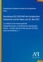 "Verordnung (EU) 2022/869 des Europäischen Parlaments und des Rates vom 30. Mai 2022." Blaues Hintergrund mit gelbem Rand.