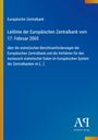 Titel: Leitlinie der Europäischen Zentralbank vom 17. Februar 2005. Blaues Cover mit gelbem Streifen links. Logo unten rechts.