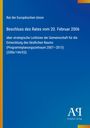 Beschluss des Rates vom 20. Februar 2006, strategische Richtlinien zur ländlichen Entwicklung 2007–2013. Blaues Cover, Logo unten.