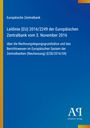 "Europäische Zentralbank: Leitlinie (EU) 2016/2249 über Rechnungslegungsgrundsätze. Blaues Cover mit Logo Antiphon Verlag."