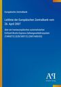 Text: "Leitlinie der Europäischen Zentralbank vom 26. April 2007". Blau-gelber Hintergrund, Logo unten rechts.