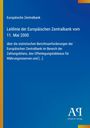 Text über Leitlinie der EZB vom 11. Mai 2000, blaue und gelbe Farbverläufe, „Antiphon Verlag“ Logo unten.