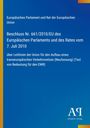 Beschluss Nr. 661/2010/EU des Europäischen Parlaments und des Rates vom 7. Juli 2010. Blau, einfache Gestaltung.