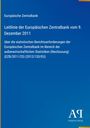Text: Europäische Zentralbank, Leitlinie vom 9. Dezember 2011. Blauer Hintergrund, Verlag-Logo unten.