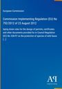 European Commission: Commission Implementing Regulation (EU) No 792/2012 of 23 August 2012, Buch