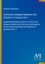Europäische Kommission, Verordnung (EU) 2015/68, 15. Oktober 2014, blaue Farbgebung, Verlaglogo unten.