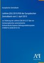 Leitlinie (EU) 2015/930 vom 2. April 2015 zur Änderung von EZB/2012/27. Blaues Layout, Logo 'ΑΡ' unten rechts.