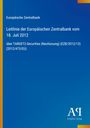 Titel: Leitlinie der EZB vom 18. Juli 2012 über TARGET2-Securities. Blaues Hintergrunddesign mit gelbem Streifen links.