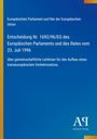 "Entscheidung Nr. 1692/96/EG des Europäischen Parlaments", blauer Hintergrund mit Logo am unteren Rand.