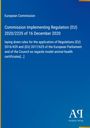 Cover der Veröffentlichung "Commission Implementing Regulation (EU) 2020/2235", blaues Layout mit Verlagslogo.
