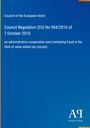 Text: "Council of the European Union. Council Regulation (EU) No 904/2010 of 7 October 2010 on VAT cooperation and fraud." Blaues Cover, Logo.