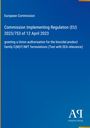 Text: „European Commission, Commission Implementing Regulation (EU) 2023/753 of 12 April 2023...” Logo mit blauem Hintergrund.
