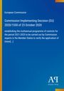 Cover mit blauem Hintergrund. Text: "European Commission, Commission Implementing Decision (EU) 2020/1550 of 23 October 2020". Logo: Antiphon Verlag.