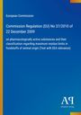 Titel der EU-Verordnung zu pharmakologisch aktiven Substanzen und Rückstandshöchstmengen. Logos unten rechts.