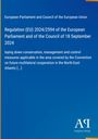Regulation (EU) 2024/2594, conservation measures in North-East Atlantic. Blaues Cover, goldenes Symbol links unten.