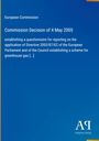 "European Commission, Commission Decision of 4 May 2005, blauer Hintergrund, Antiphon Verlag Logo unten rechts."