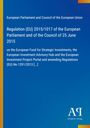 Titel: Regulation (EU) 2015/1017 of the European Parliament. Blauer Hintergrund mit gelb-orange Linie links.
