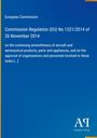 Titel: Commission Regulation (EU) No 1321/2014, Lufttüchtigkeit von Luftfahrzeugen. Blaues Cover, Logo unten.