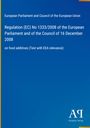 Regulation (EC) No 1333/2008 on food additives. Blaues Cover mit Logo "AP" unten rechts.