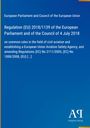 Regulation (EU) 2018/1139 zur Luftfahrt von 2018. Blau, schlichtes Layout mit "Antiphon Verlag" Logo.