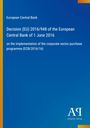 „European Central Bank Decision (EU) 2016/948“ auf blauem Hintergrund, unten rechts „Antiphon Verlag“ Logo.