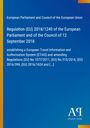Blaues Cover mit EU-Verordnungstext und Antiphon Verlag-Logo. Gelber Rand links.